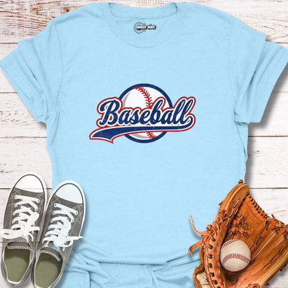 Classic Baseball Script T-Shirt