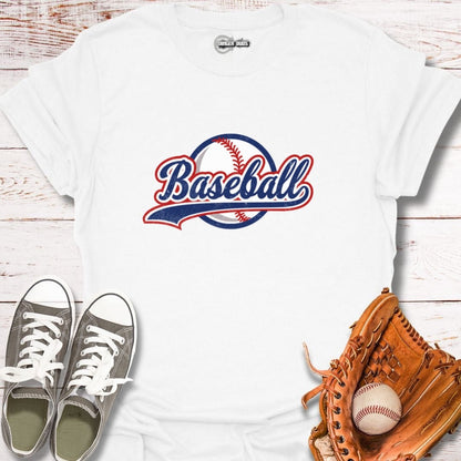 Classic Baseball Script T-Shirt