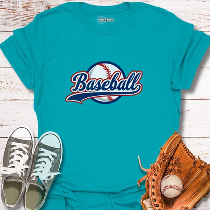 Classic Baseball Script T-Shirt