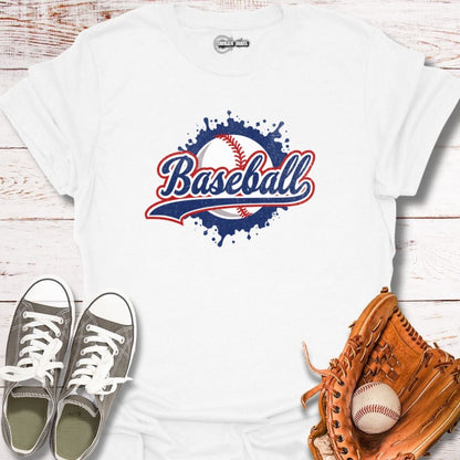 Baseball Splatter T-Shirt