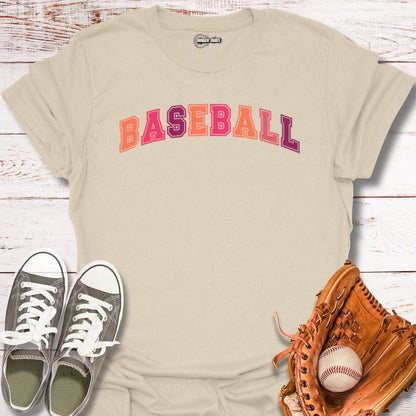 Baseball In Color T-Shirt