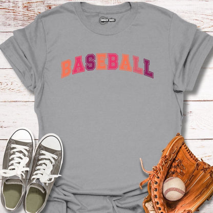 Baseball In Color T-Shirt