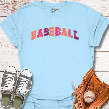 Baseball In Color T-Shirt