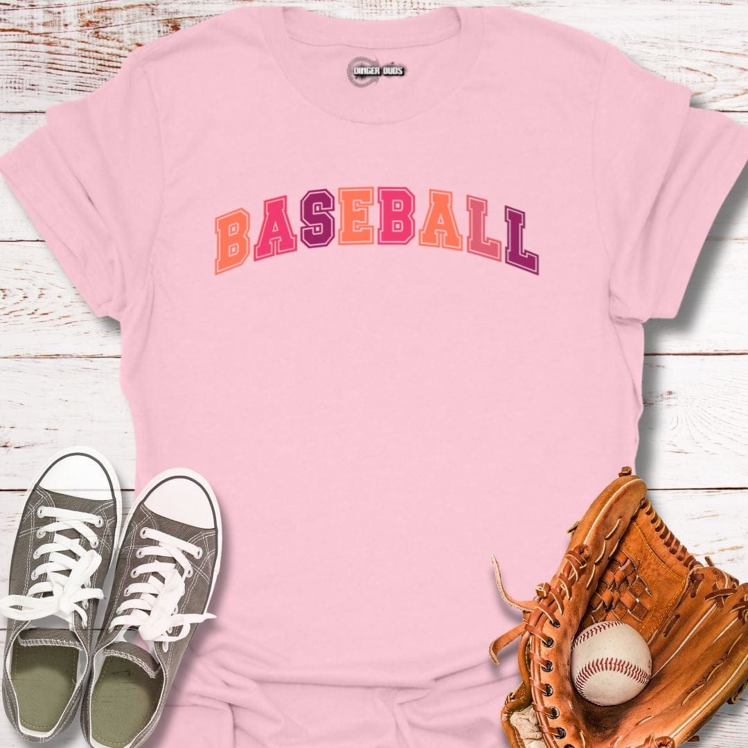 Baseball In Color T-Shirt
