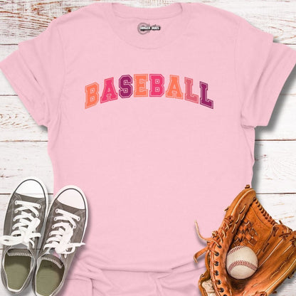Baseball In Color T-Shirt