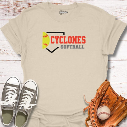 Custom Team Name Softball T-Shirt