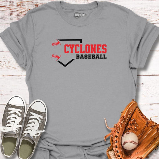 Custom Team Home Plate T-Shirt