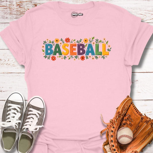 Baseball In Bloom T-Shirt