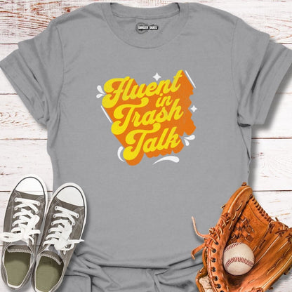 Fluent In Trash Talk Retro T-Shirt