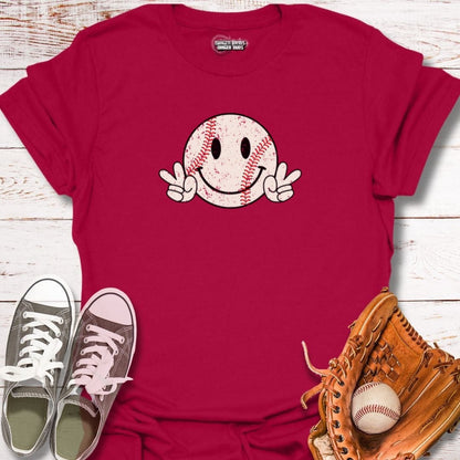 Peace Love and Baseball T-Shirt