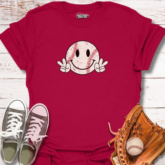 Peace Love and Baseball T-Shirt