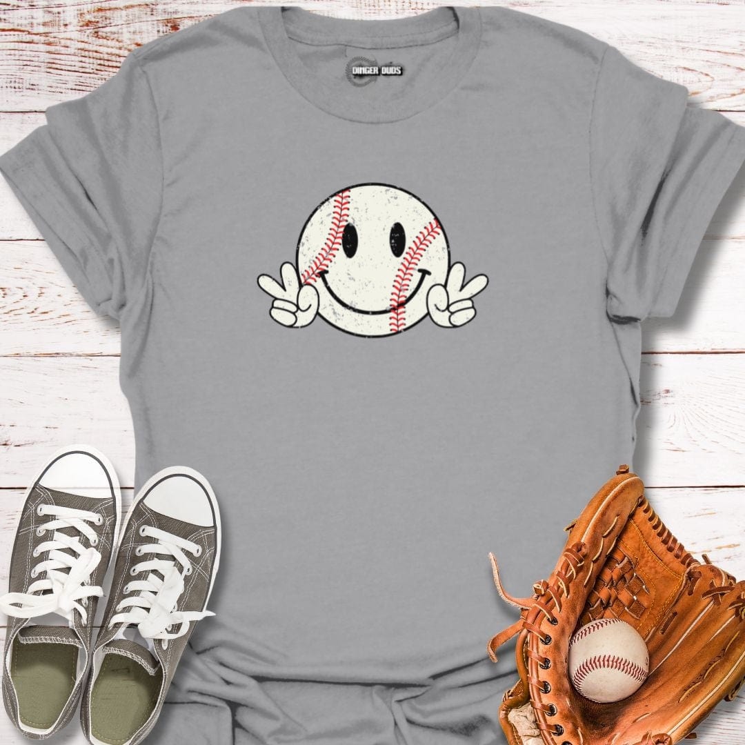 Peace Love and Baseball T-Shirt