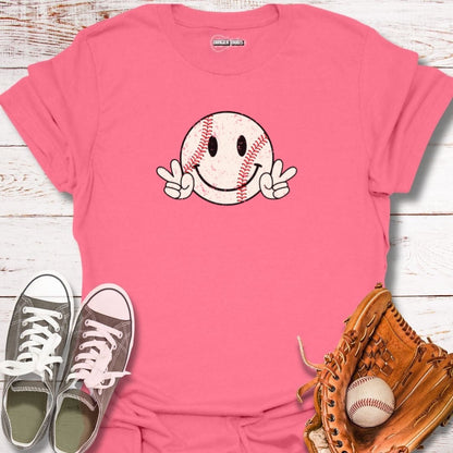 Peace Love and Baseball T-Shirt