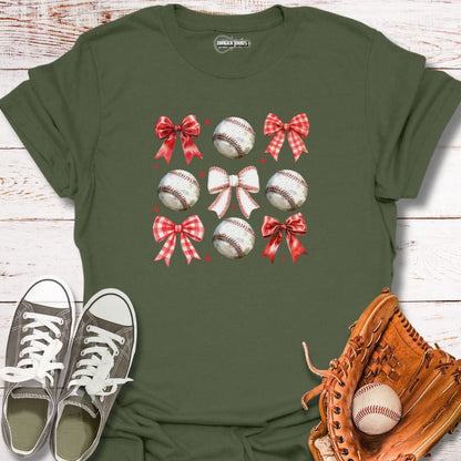 Bows & Baseballs T-Shirt