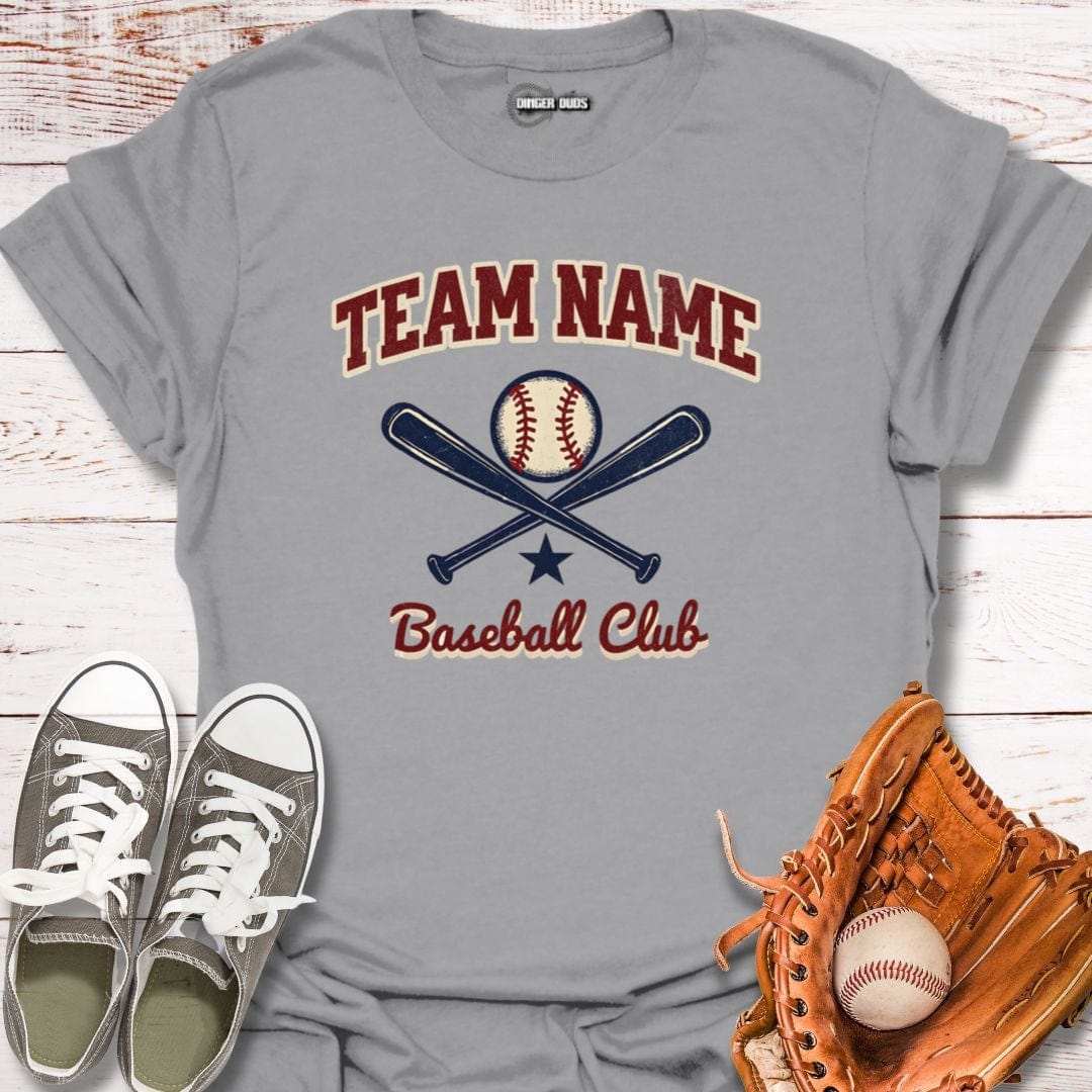 Retro Custom Baseball Club T-Shirt