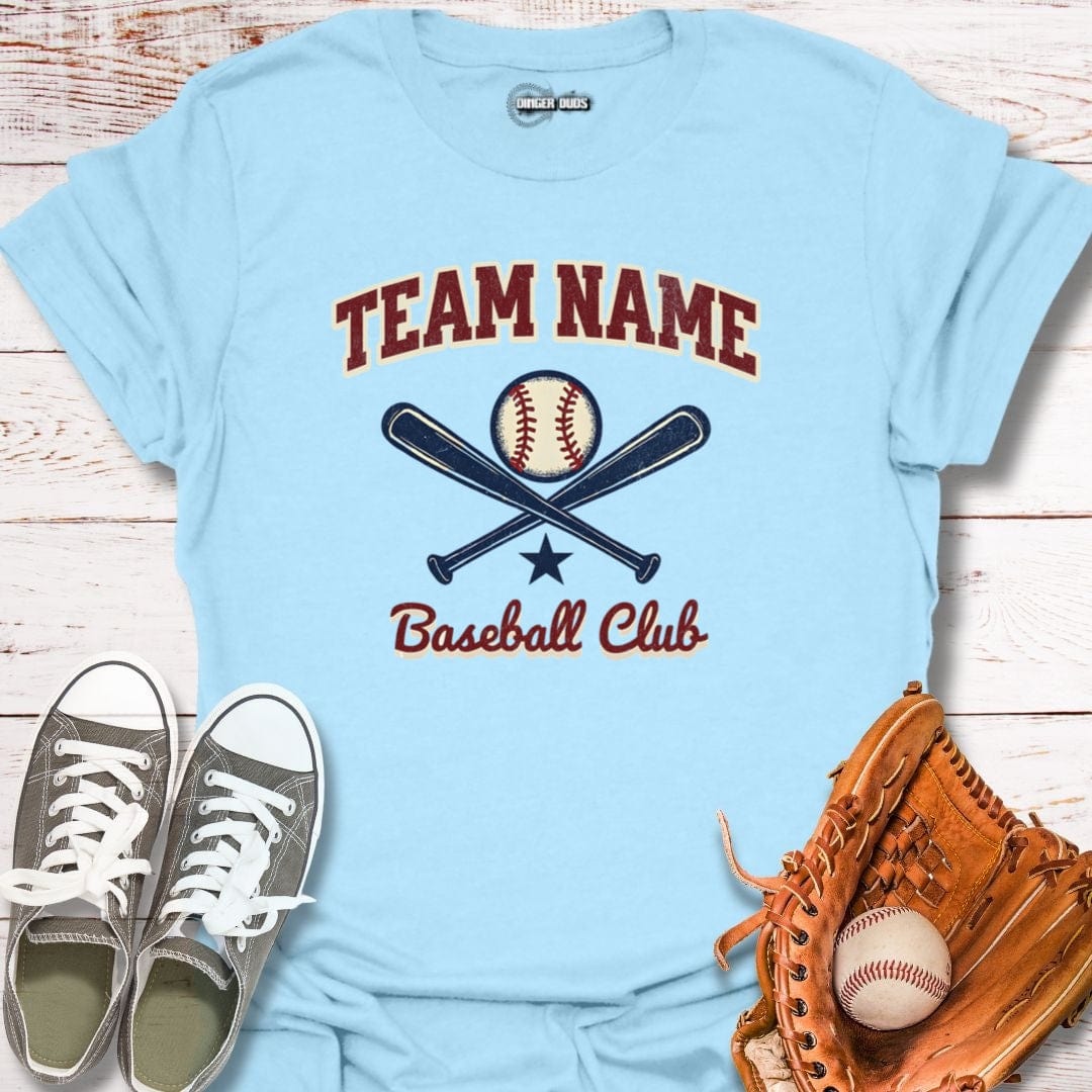 Retro Custom Baseball Club T-Shirt