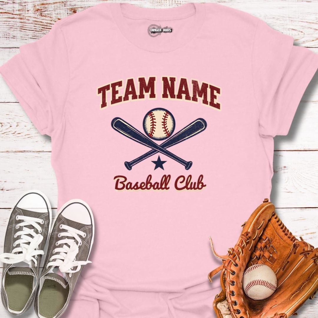 Retro Custom Baseball Club T-Shirt
