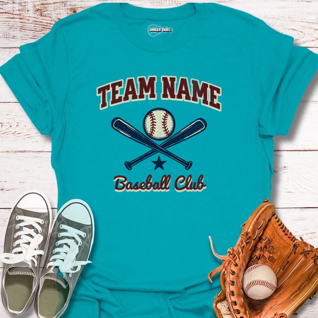Retro Custom Baseball Club T-Shirt