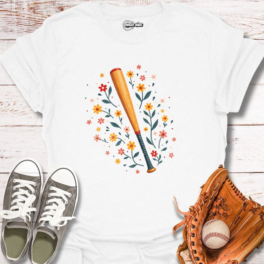 Vintage Bloom Baseball T-Shirt